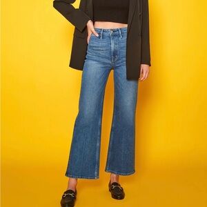 NOEND denim High Rise Wide Leg Crop-24